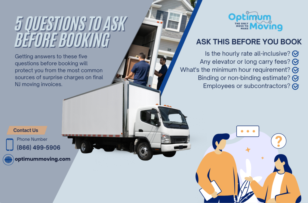 5 Questions to Ask Every NJ Mover Before Booking