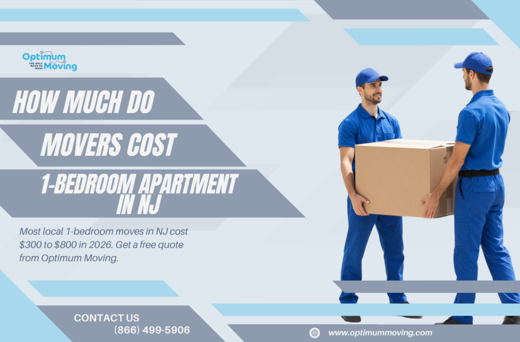 How Much Do Movers Cost for a 1-Bedroom Apartment in NJ? (2026 Price Guide)