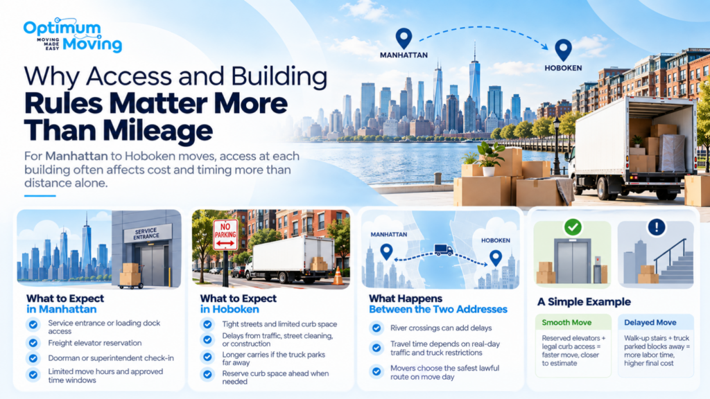 Moving From Manhattan to Hoboken - Why Access and Building Rules Matter More Than Mileage